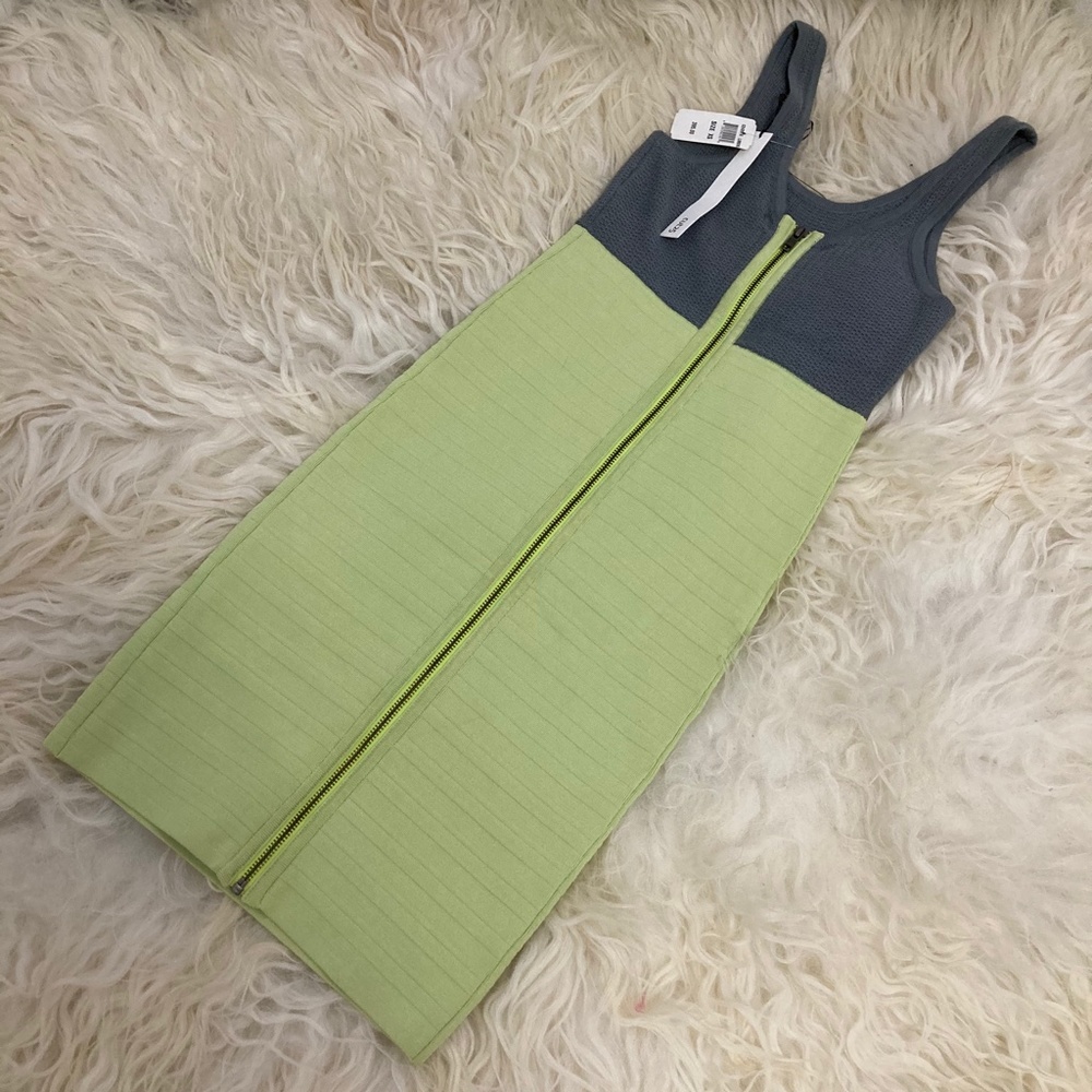 CUT25 BY YIGAL AZROUËL Colorblock Pattern Mini Dress - Picture 3 of 10